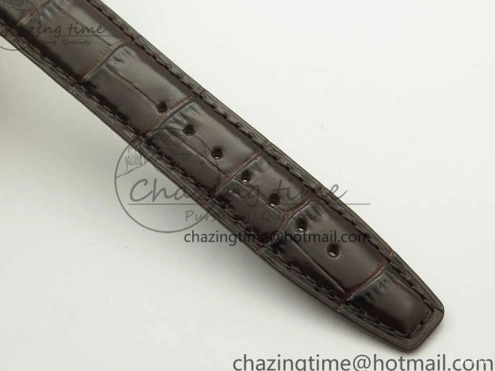 MIROTIME 0126 Portofino Automatic RG FKF 1:1 Best Edition White Dial on Brown Leather Strap A Practical 7140